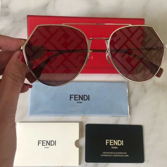 ?NEW SPECIAL EDITION FENDI AVIATOR SUNGLASSES ? main image 5